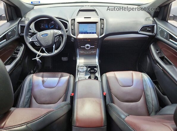 2FMPK3K96LBA96365 2020 FORD EDGE White Вид панелі приладів