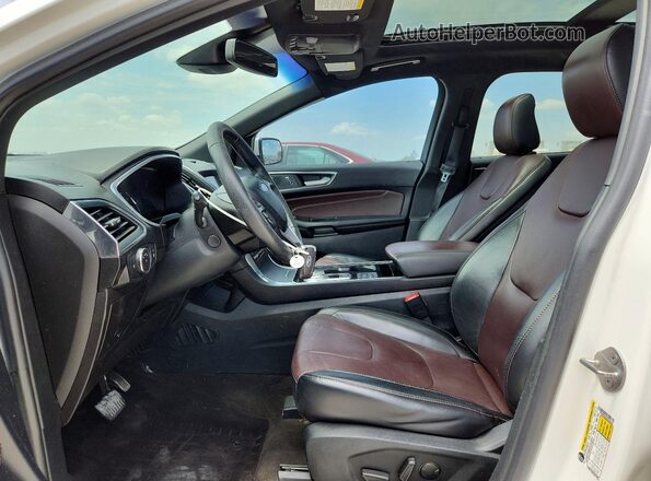 2FMPK3K96LBA96365 2020 FORD EDGE White Вид салону спереду