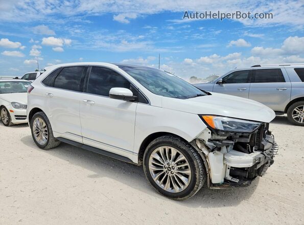 2FMPK3K96LBA96365 2020 FORD EDGE White Передня права чверть