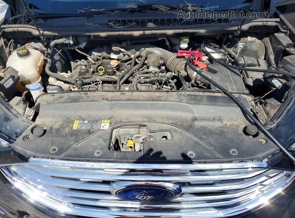 2FMPK3K96LBB29185 2020 FORD EDGE Black Engine compartment view