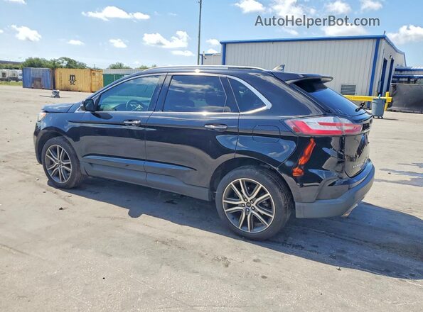 2FMPK3K96LBB29185 2020 FORD EDGE Black Rear left