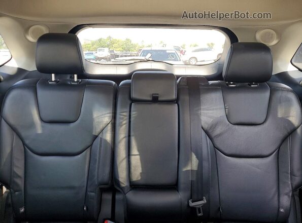 2FMPK3K96LBB29185 2020 FORD EDGE Black Rear seats view
