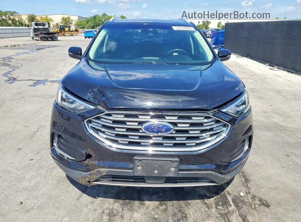 2FMPK3K96LBB29185 2020 FORD EDGE Black Front view