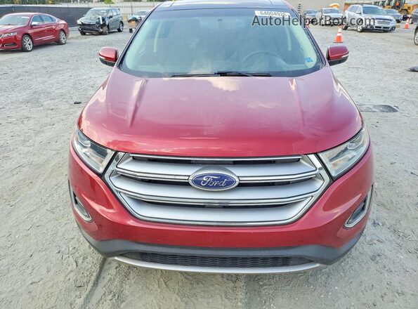 2FMPK3K97HBB25377 2017 FORD EDGE Burgundy Вид спереду