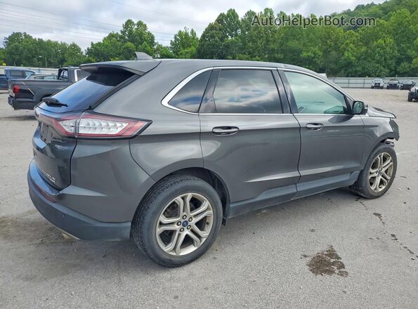 2FMPK3K97JBB89991 2018 FORD EDGE Gray Rear right