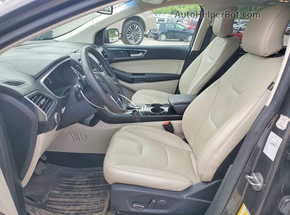 2FMPK3K97JBB89991 2018 FORD EDGE Gray Front interior view