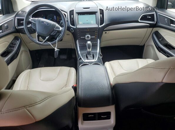 2FMPK3K97JBB89991 2018 FORD EDGE Gray Dashboard view