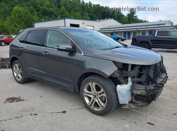 2FMPK3K97JBB89991 2018 FORD EDGE Gray Front right