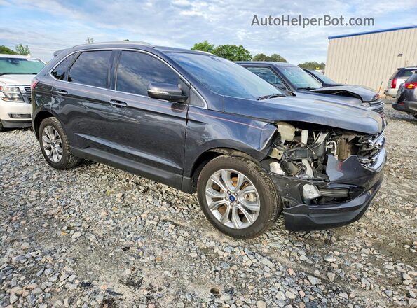 2FMPK3K97KBC69096 2019 FORD EDGE Gray Առջևի աջ