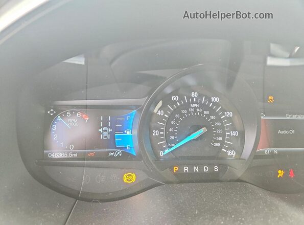 2FMPK3K97LBA83060 2020 FORD EDGE Charcoal Вид щитка приладів
