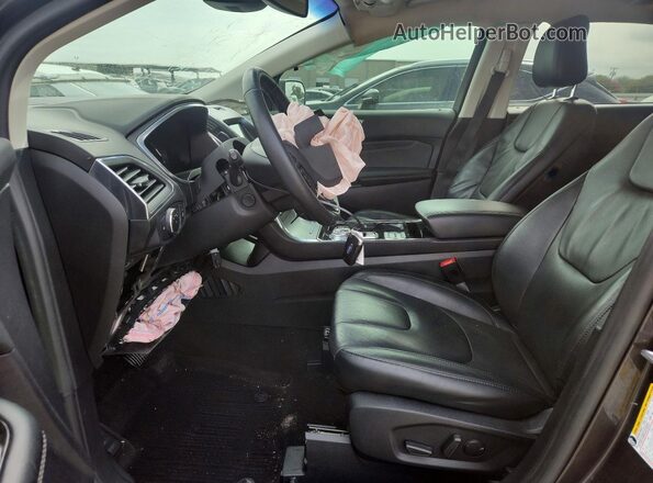 2FMPK3K97LBA83060 2020 FORD EDGE Charcoal Вид салону спереду