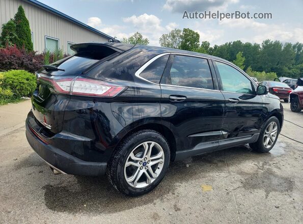 2FMPK3K98GBB67863 2016 FORD EDGE Black Հետևի աջ