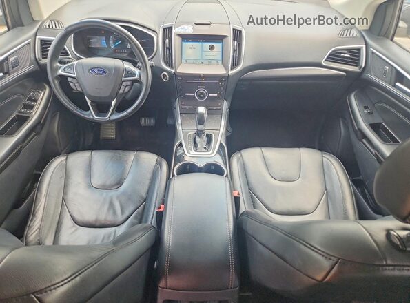 2FMPK3K98GBB67863 2016 FORD EDGE Black Առջևի վահանակի տեսք
