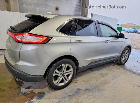 2FMPK3K98JBB75663 2018 FORD EDGE Silver Задня права чверть