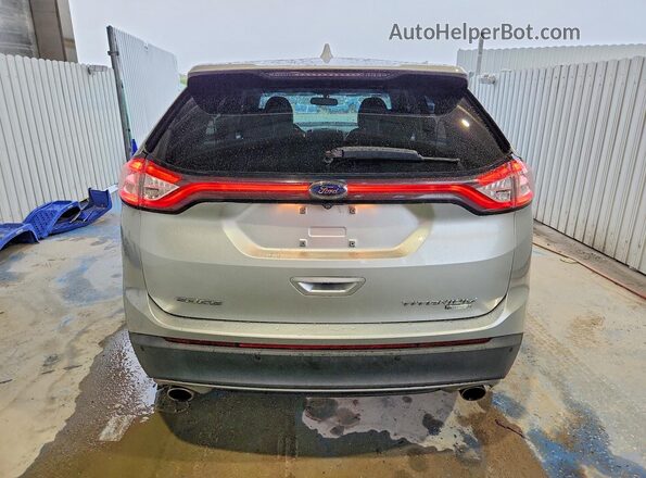 2FMPK3K98JBB75663 2018 FORD EDGE Silver Вид ззаду