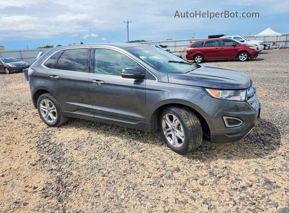 2FMPK3K98JBB86243 2018 FORD EDGE Silver Front right