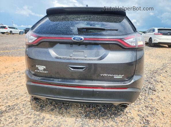 2FMPK3K98JBB86243 2018 FORD EDGE Silver Rear view