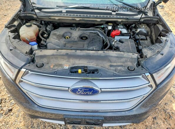 2FMPK3K98JBB86243 2018 FORD EDGE Silver Engine compartment view
