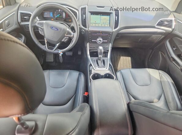 2FMPK3K98JBB86243 2018 FORD EDGE Silver Dashboard view