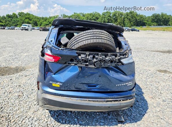 2FMPK3K98KBC75960 2019 FORD EDGE Blue Vista trasera