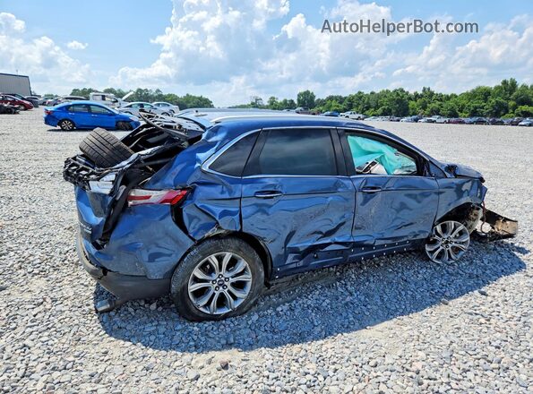 2FMPK3K98KBC75960 2019 FORD EDGE Blue Trasero derecho