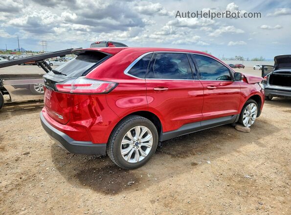 2FMPK3K98LBA75792 2020 FORD EDGE Maroon Tył prawy