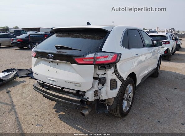 2FMPK3K98LBB16261 2020 FORD EDGE Белый Задняя правая четверть