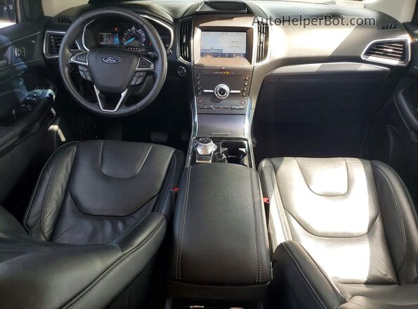 2FMPK3K98LBB27485 2020 FORD EDGE Бордовый Вид панели приборов