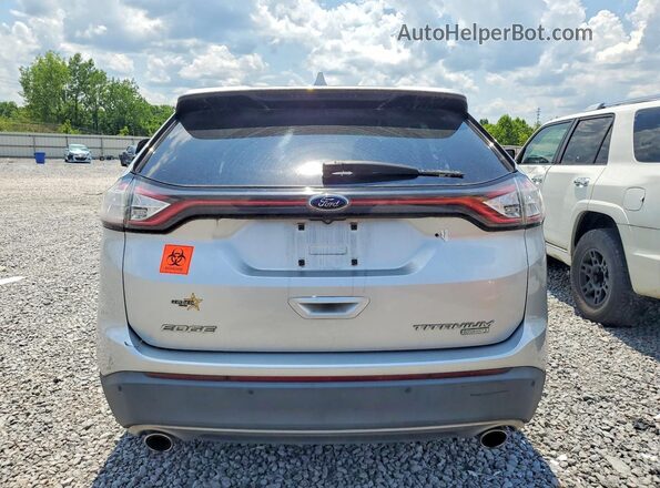 2FMPK3K99GBB13665 2016 FORD EDGE Gray უკანა ხედი
