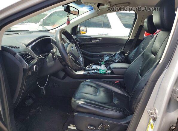 2FMPK3K99GBB13665 2016 FORD EDGE Gray წინა სალონის ხედი