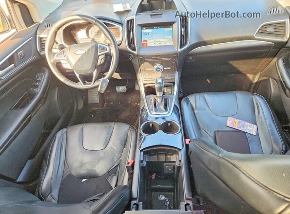 2FMPK3K99HBB20262 2017 FORD EDGE Silver Dashboard view
