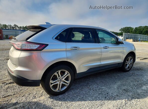 2FMPK3K99HBB20262 2017 FORD EDGE Silver Rear right