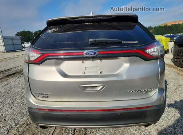 2FMPK3K99HBB20262 2017 FORD EDGE Silver Rear view