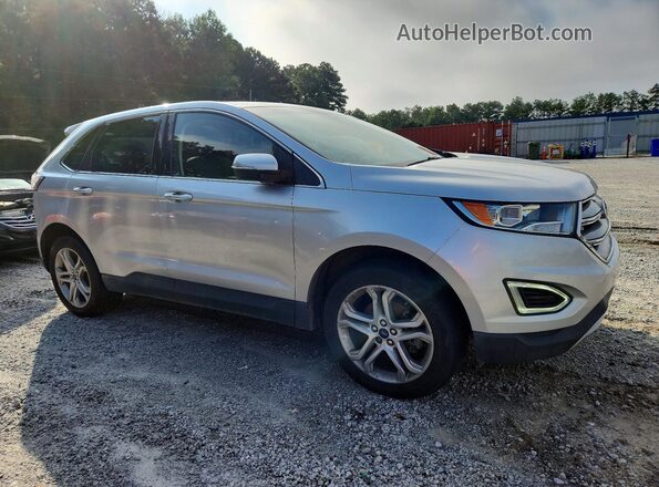 2FMPK3K99HBB20262 2017 FORD EDGE Silver Front right