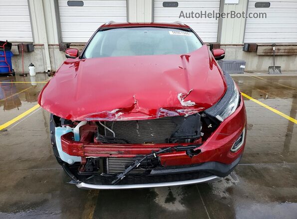 2FMPK3K99HBB50913 2017 FORD EDGE Red Front view