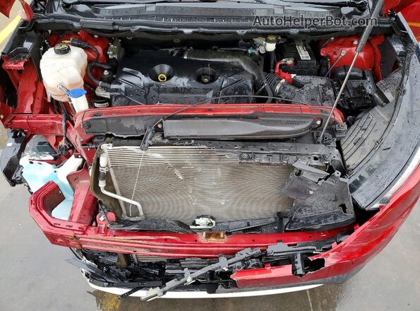 2FMPK3K99HBB50913 2017 FORD EDGE Red Engine compartment view