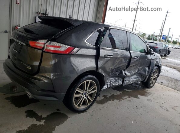 2FMPK3K99KBB31320 2019 FORD EDGE Gray Trasero derecho