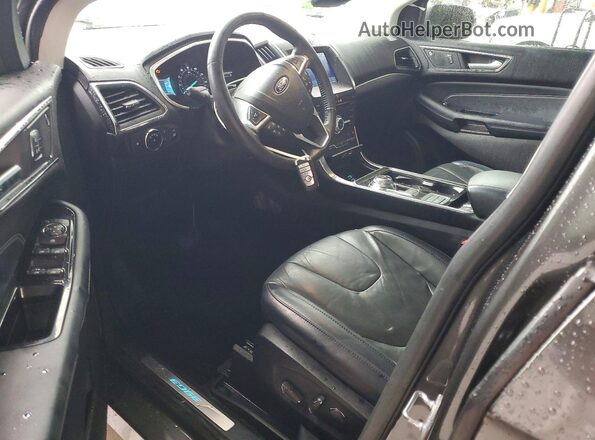 2FMPK3K99KBB31320 2019 FORD EDGE Gray Vista del salpicadero