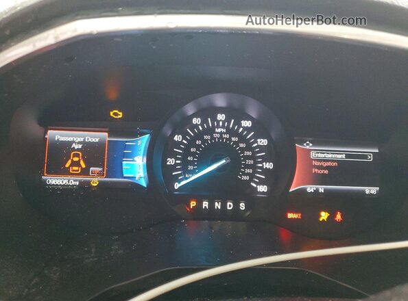 2FMPK3K99KBB31320 2019 FORD EDGE Gray Vista del cuadro de instrumentos