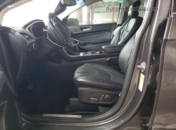 2FMPK3K99KBB31320 2019 FORD EDGE Gray Vista interior delantera
