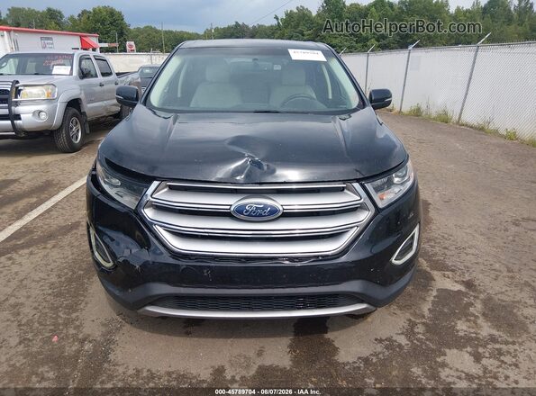 2FMPK3K9XGBB83031 2016 FORD EDGE Черный Вид щитка приборов
