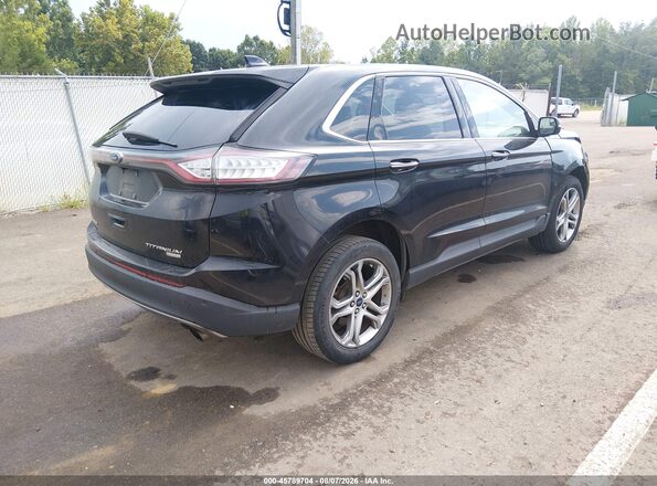 2FMPK3K9XGBB83031 2016 FORD EDGE Черный Задняя правая четверть