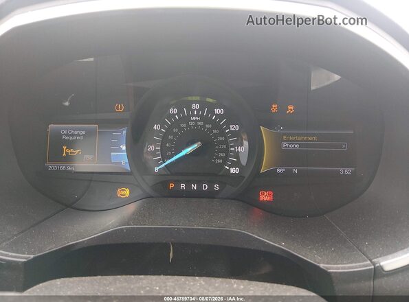 2FMPK3K9XGBB83031 2016 FORD EDGE Черный Вид задних сидений