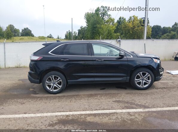2FMPK3K9XGBB83031 2016 FORD EDGE Черный Вид задней части салона