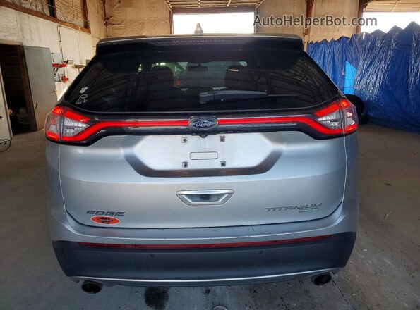 2FMPK3K9XHBB11599 2017 FORD EDGE Silver Rear view