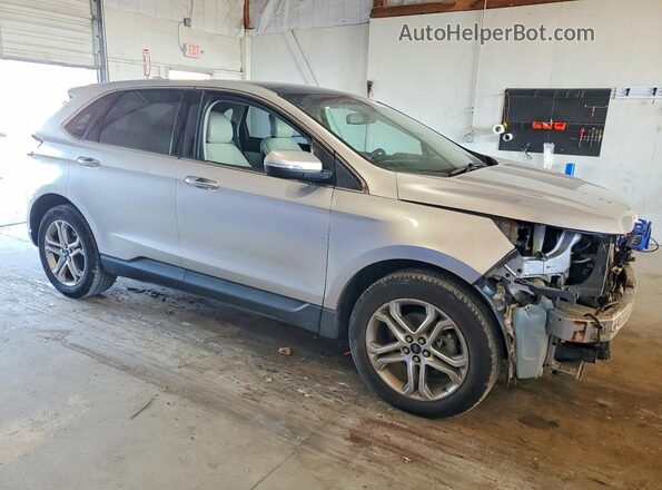 2FMPK3K9XHBB11599 2017 FORD EDGE Silver Front right