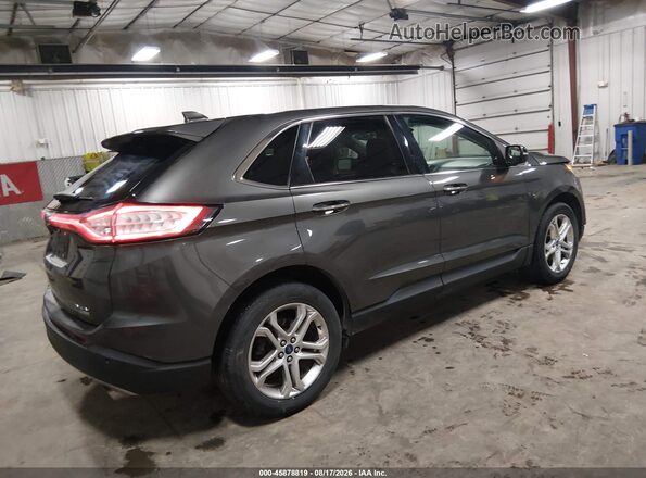 2FMPK3K9XHBB17385 2017 FORD EDGE Gray Задня права чверть