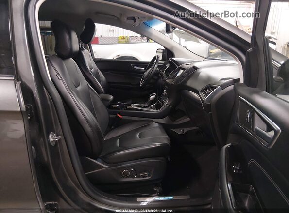 2FMPK3K9XHBB17385 2017 FORD EDGE Gray Вид салону спереду