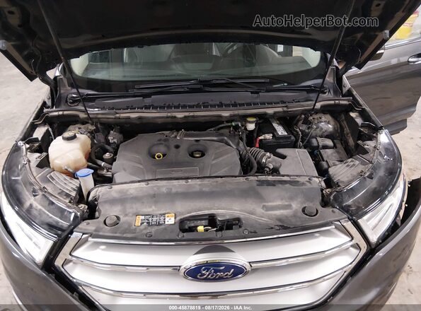 2FMPK3K9XHBB17385 2017 FORD EDGE Gray Вид ззаду