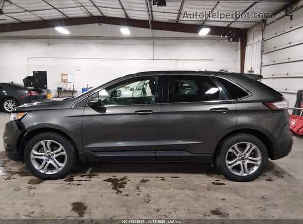 2FMPK3K9XHBB17385 2017 FORD EDGE Gray Панорамний вид салону 360°